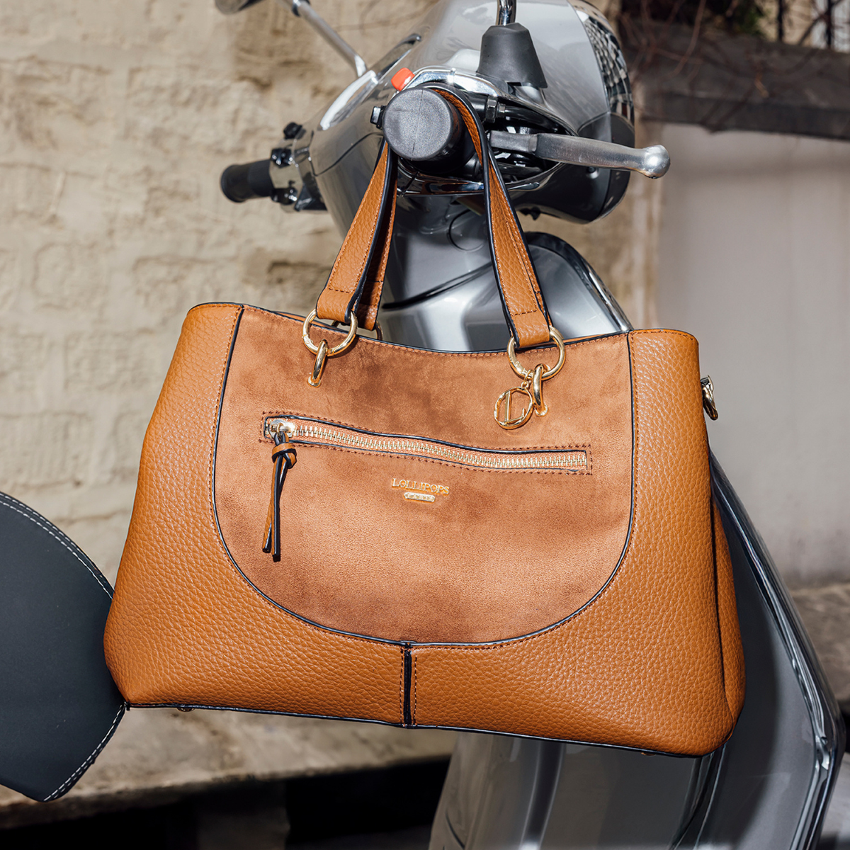 Sac shopper cognac Raven