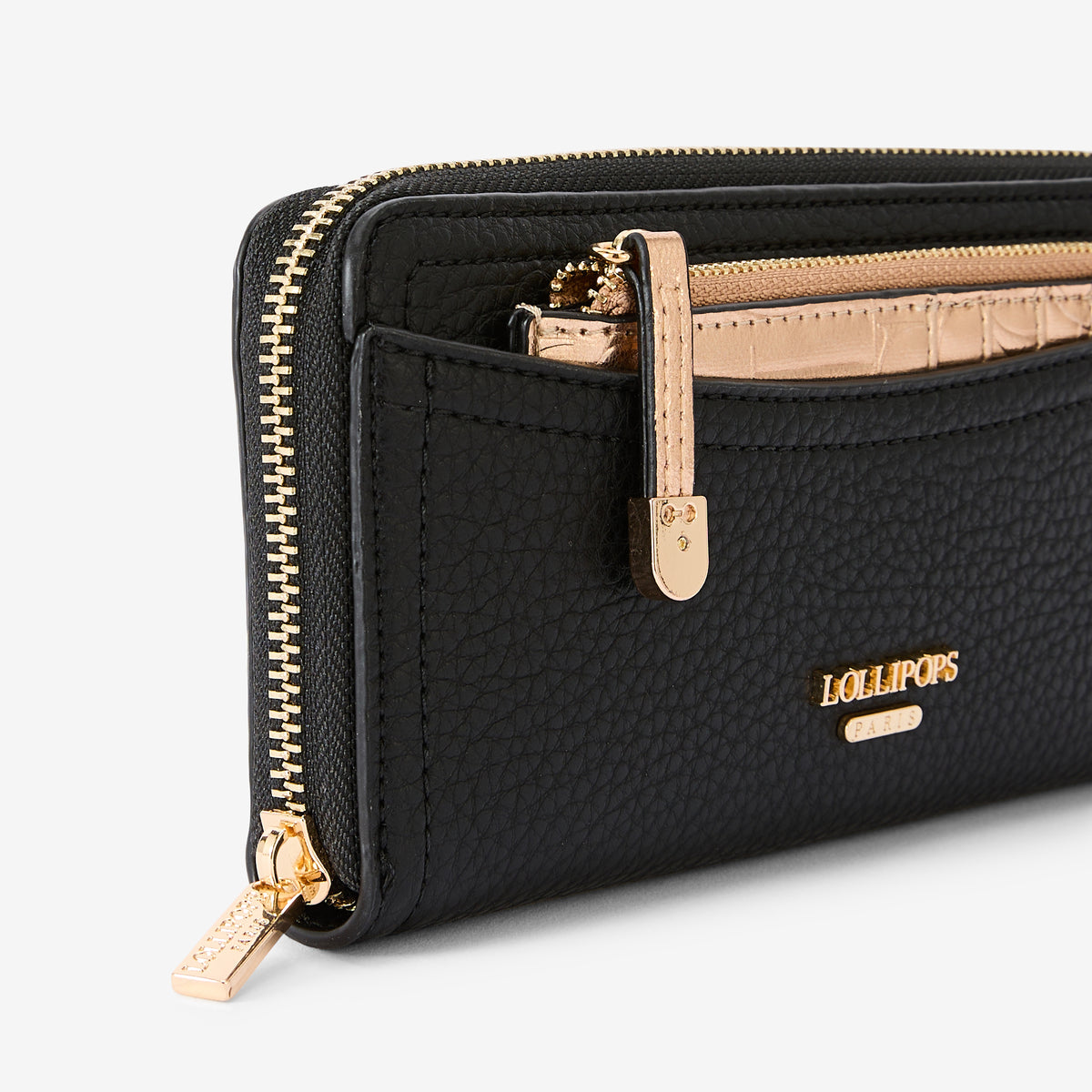 Portefeuille noir Riada