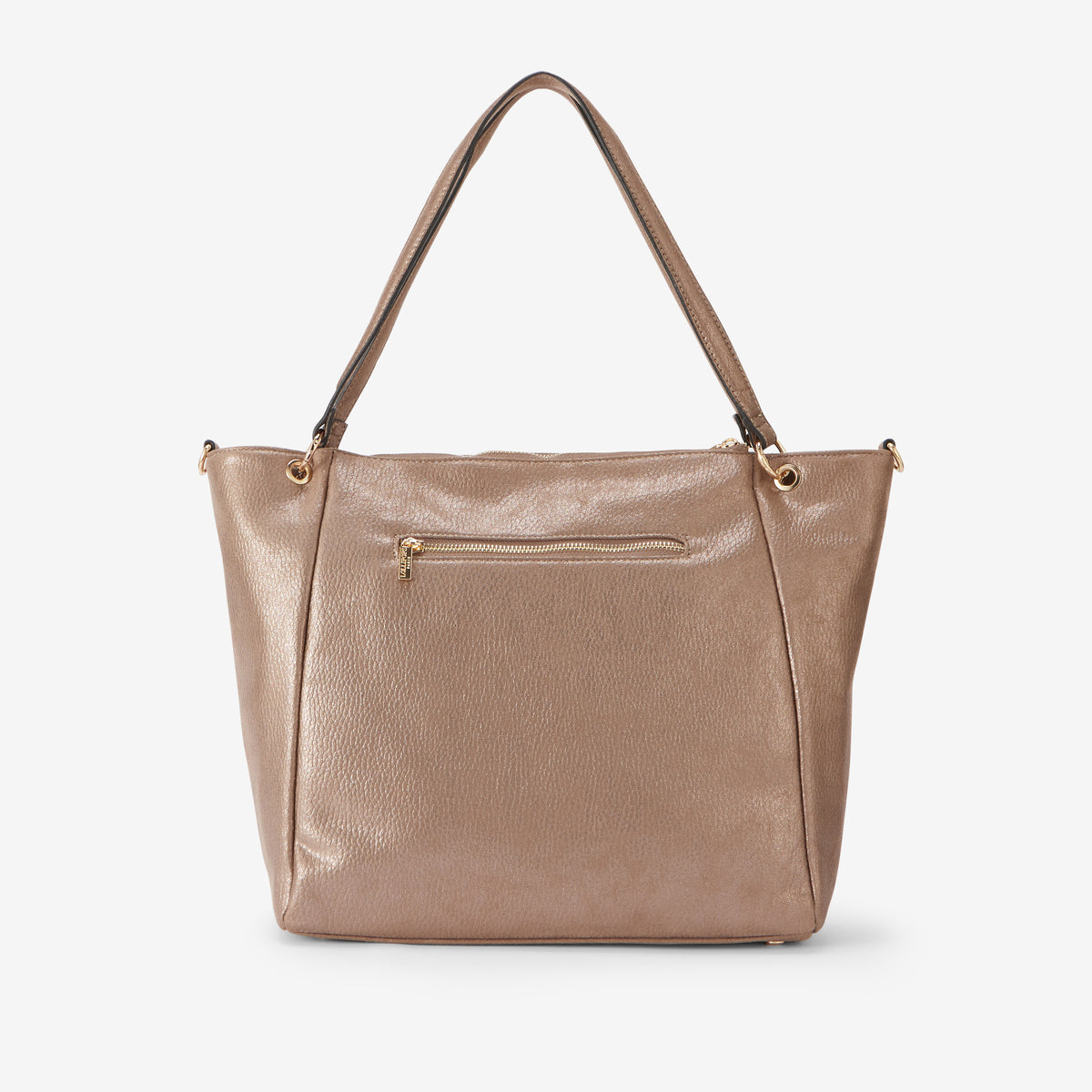 Grand sac shopper taupe Roselyne