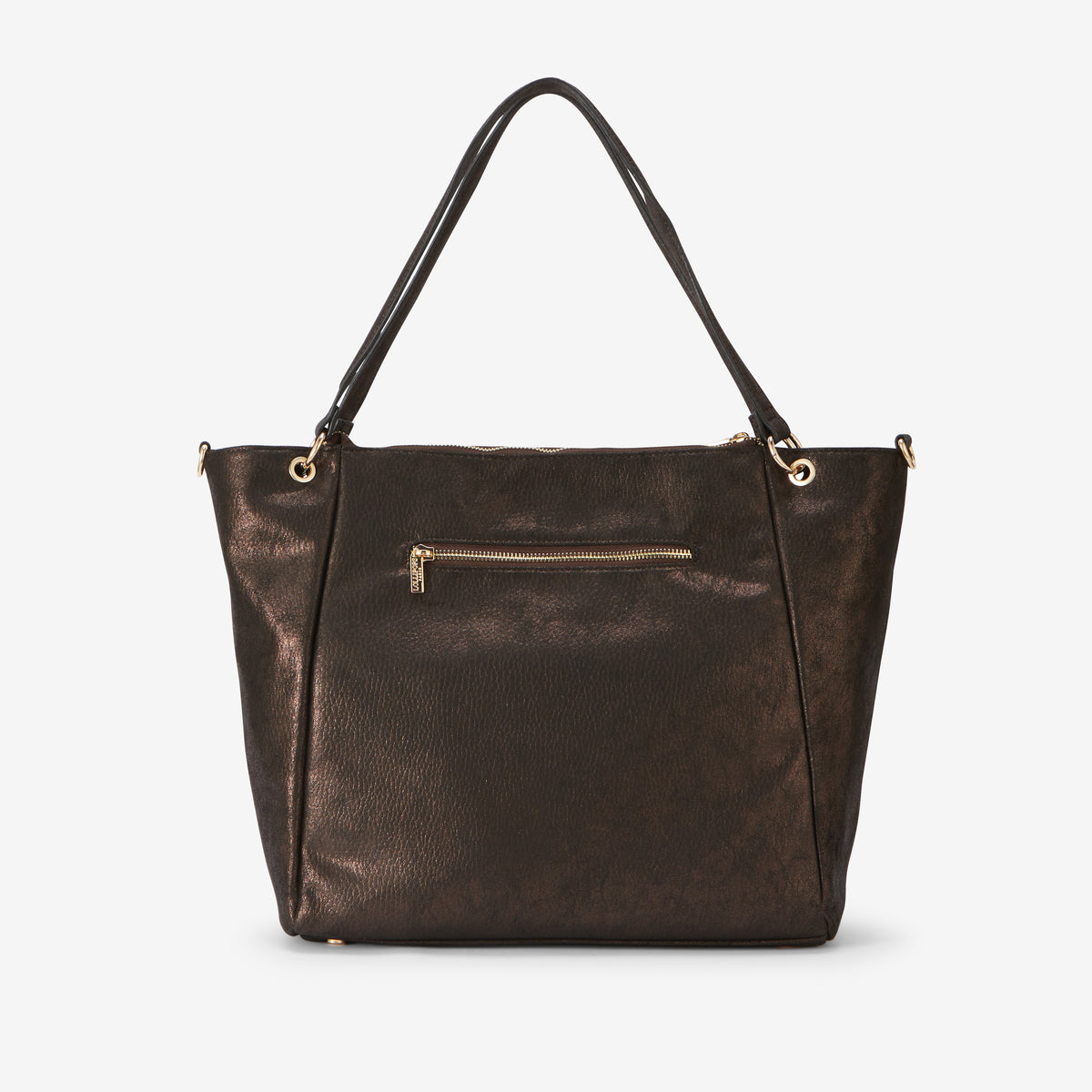 Grand sac shopper marron Roselyne