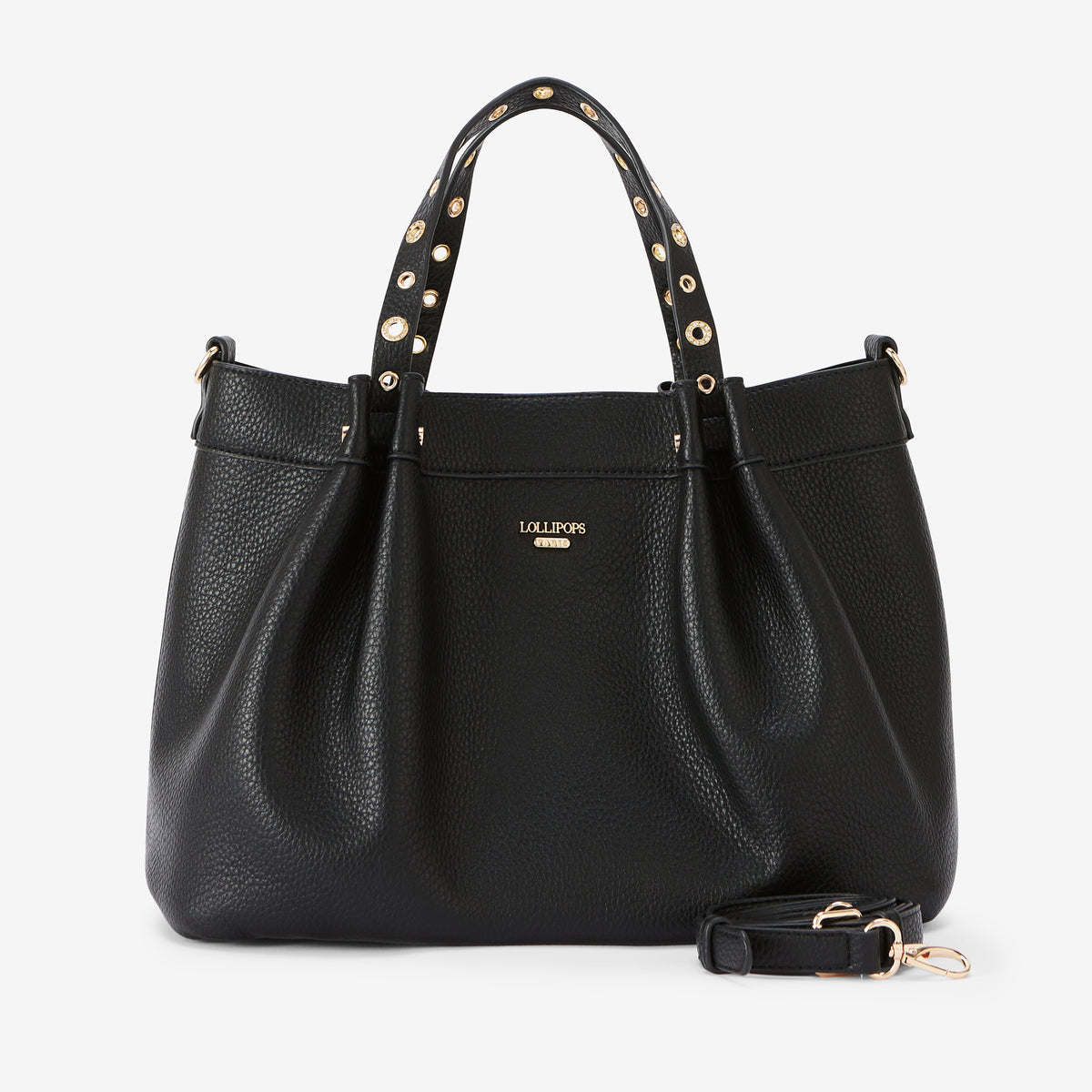 Grand sac shopper noir Rogers