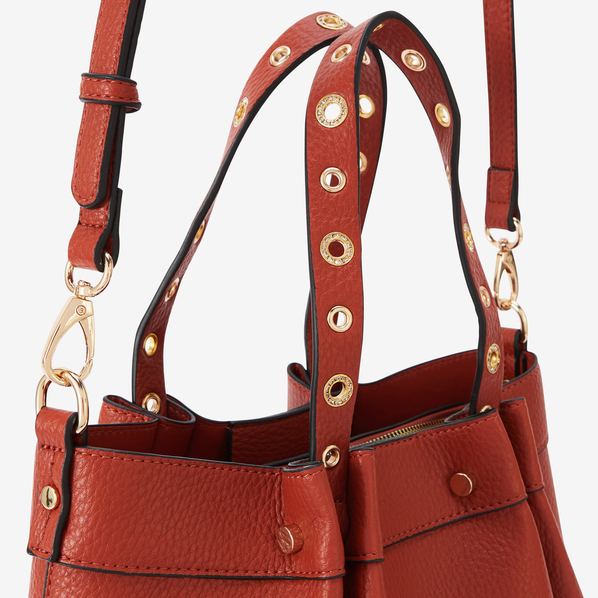 Sac shopper brique Rogers