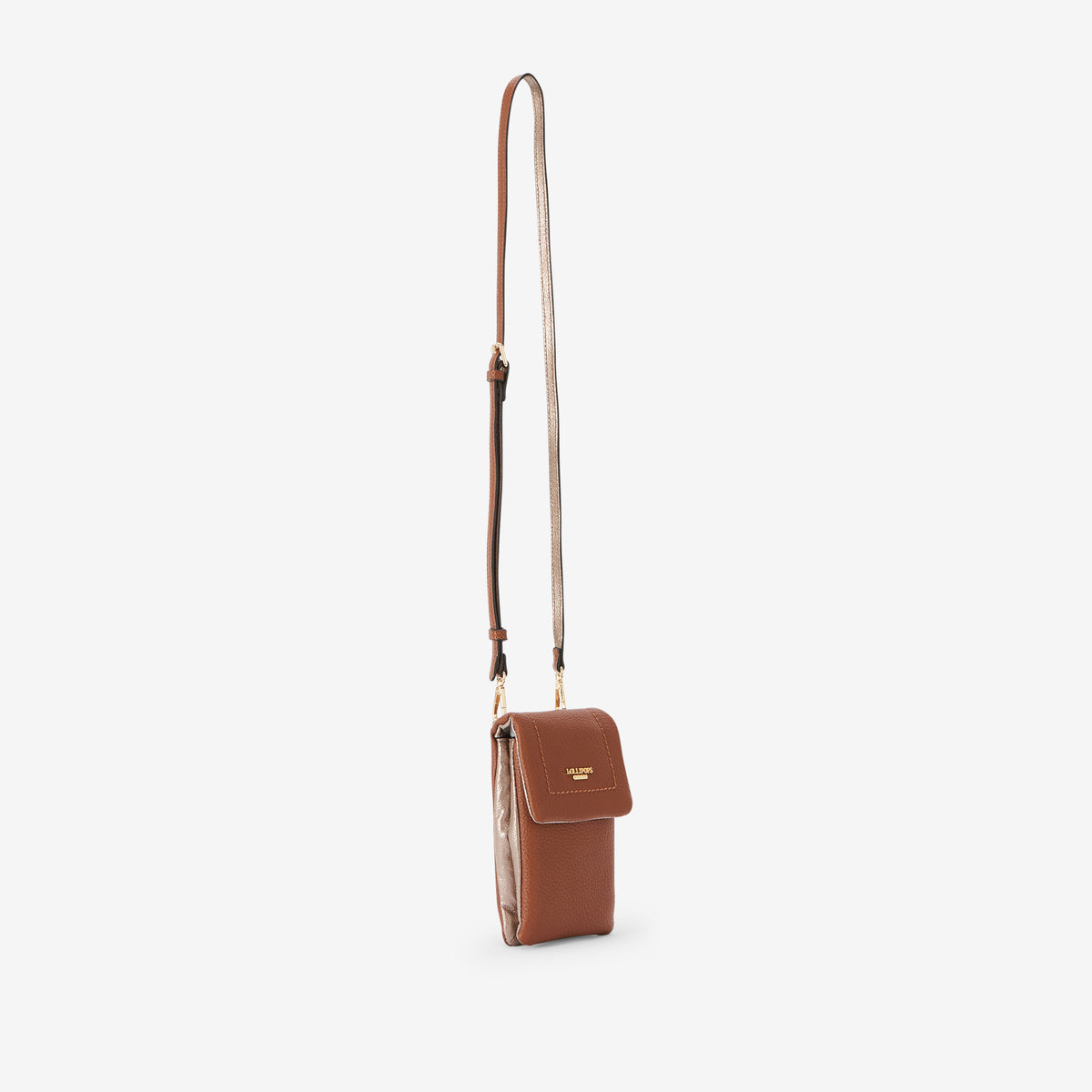 Pochette de téléphone cognac Rosabelle