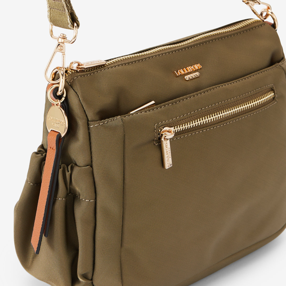 Sac porté épaule kaki Rosa