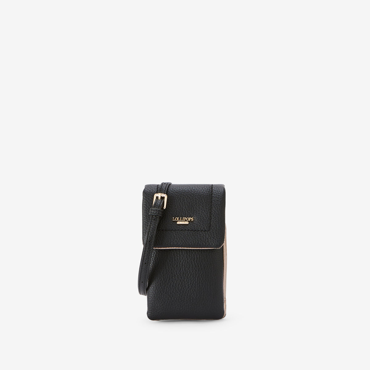 Pochette de téléphone noire Rosabelle