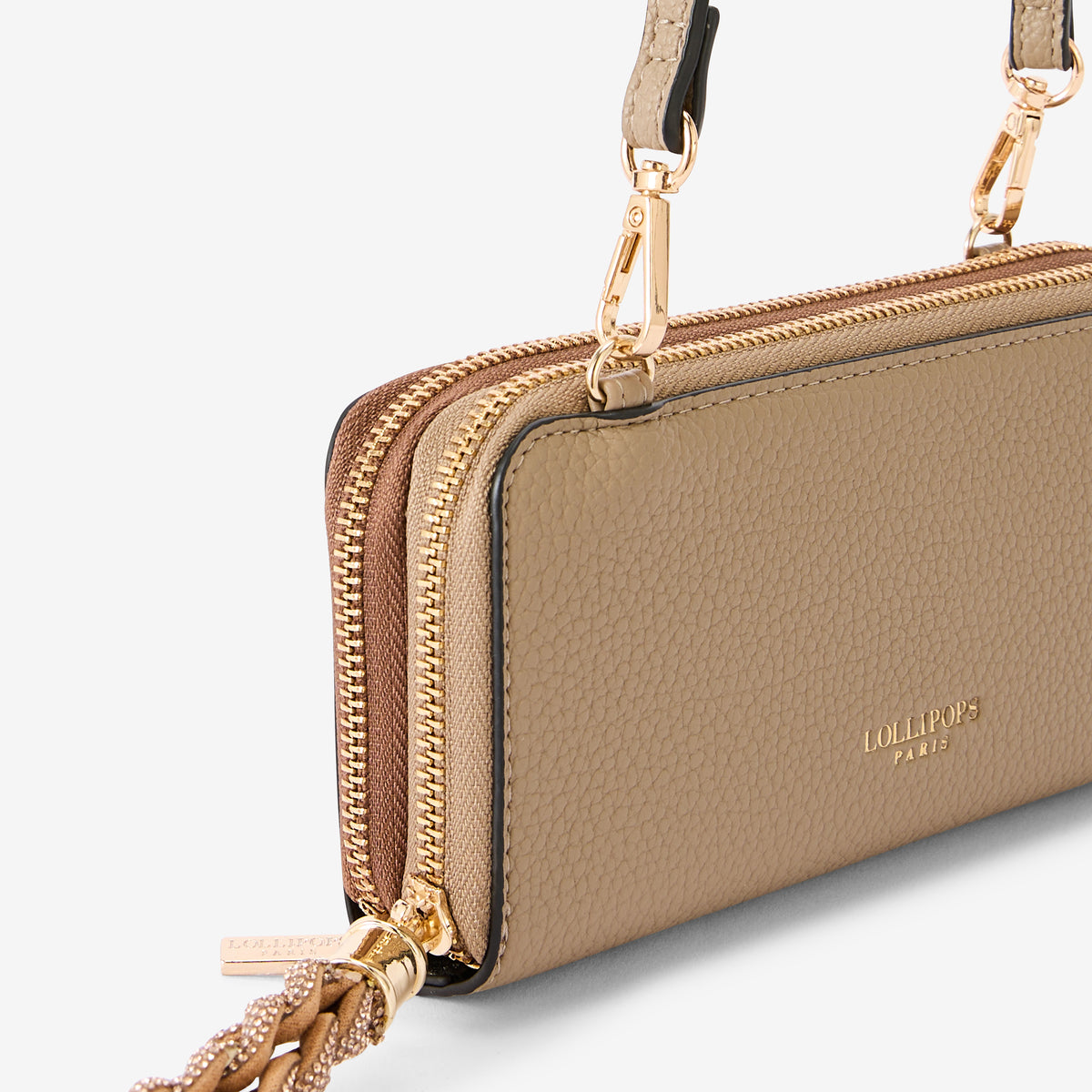 Pochette de voyage taupe Rocapina