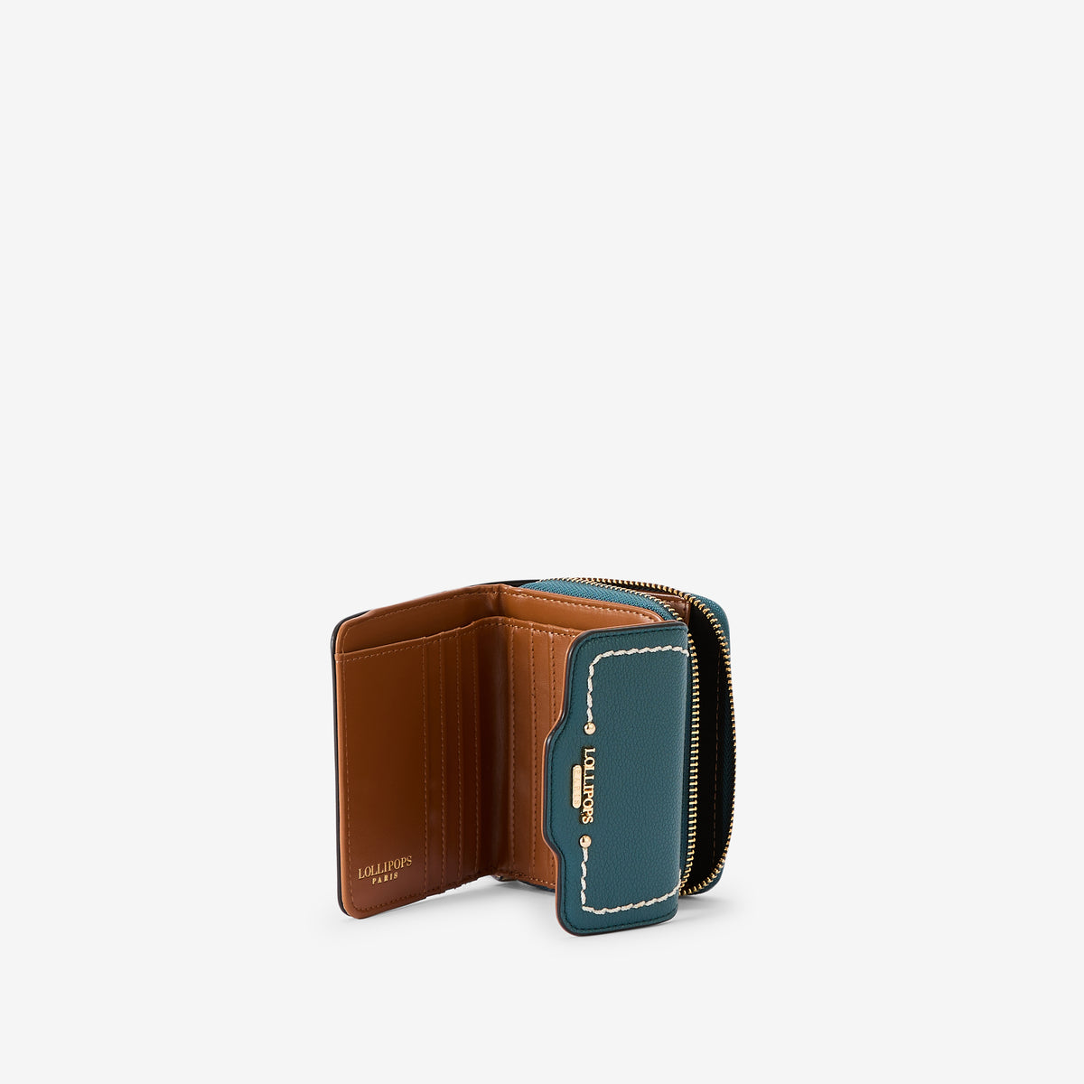 Portefeuille bleu canard Ronnie