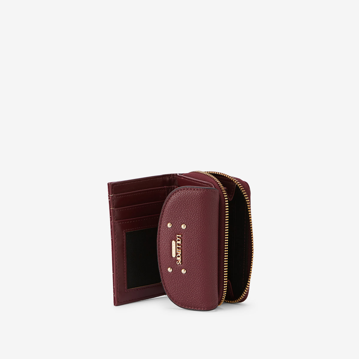 Portefeuille bordeaux Roseanna