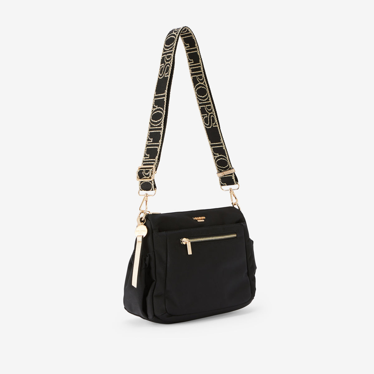 Sac porté épaule noir Rosa