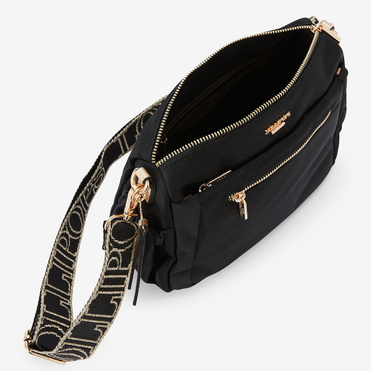 Sac porté épaule noir Rosa