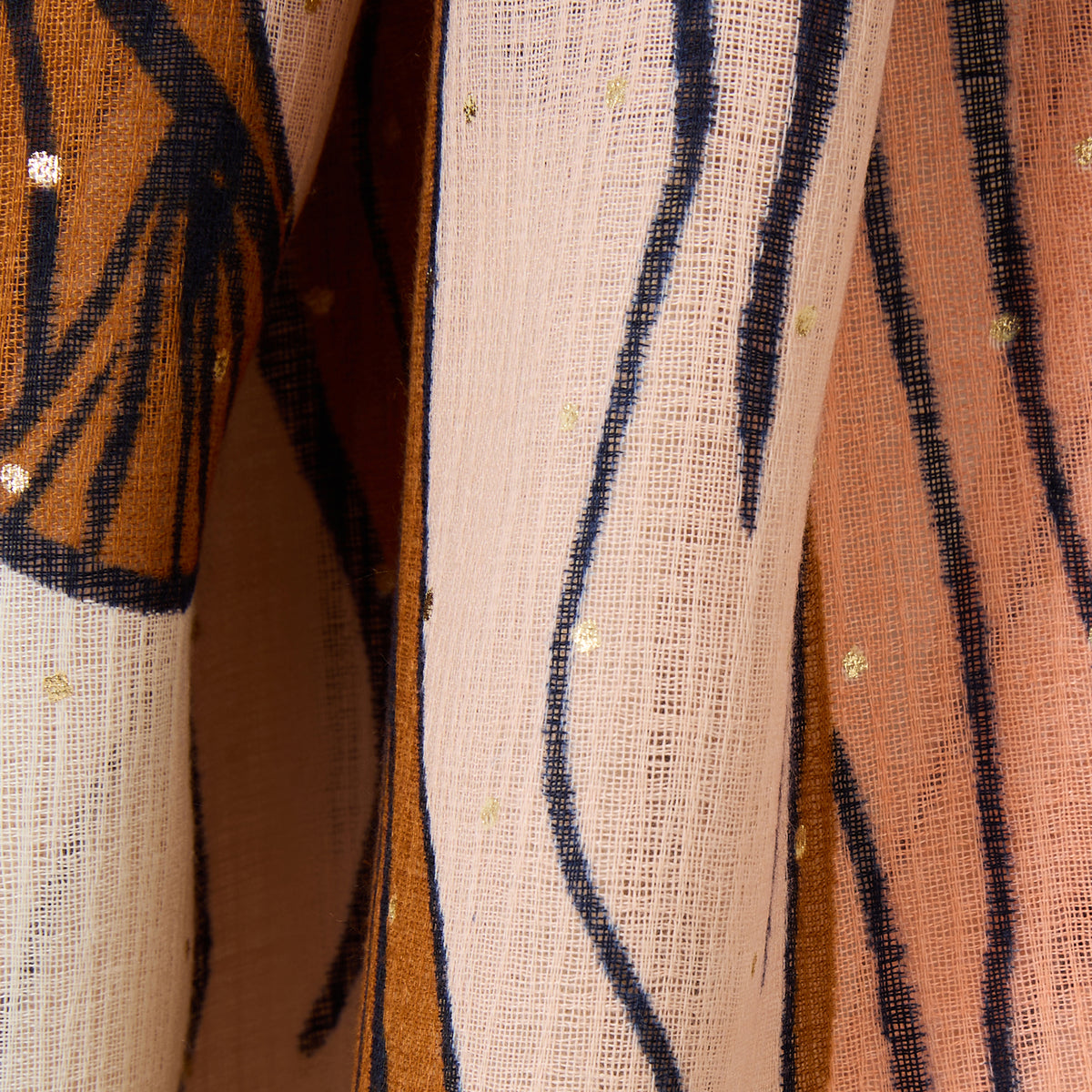 Foulard rectangulaire nude Riccarda