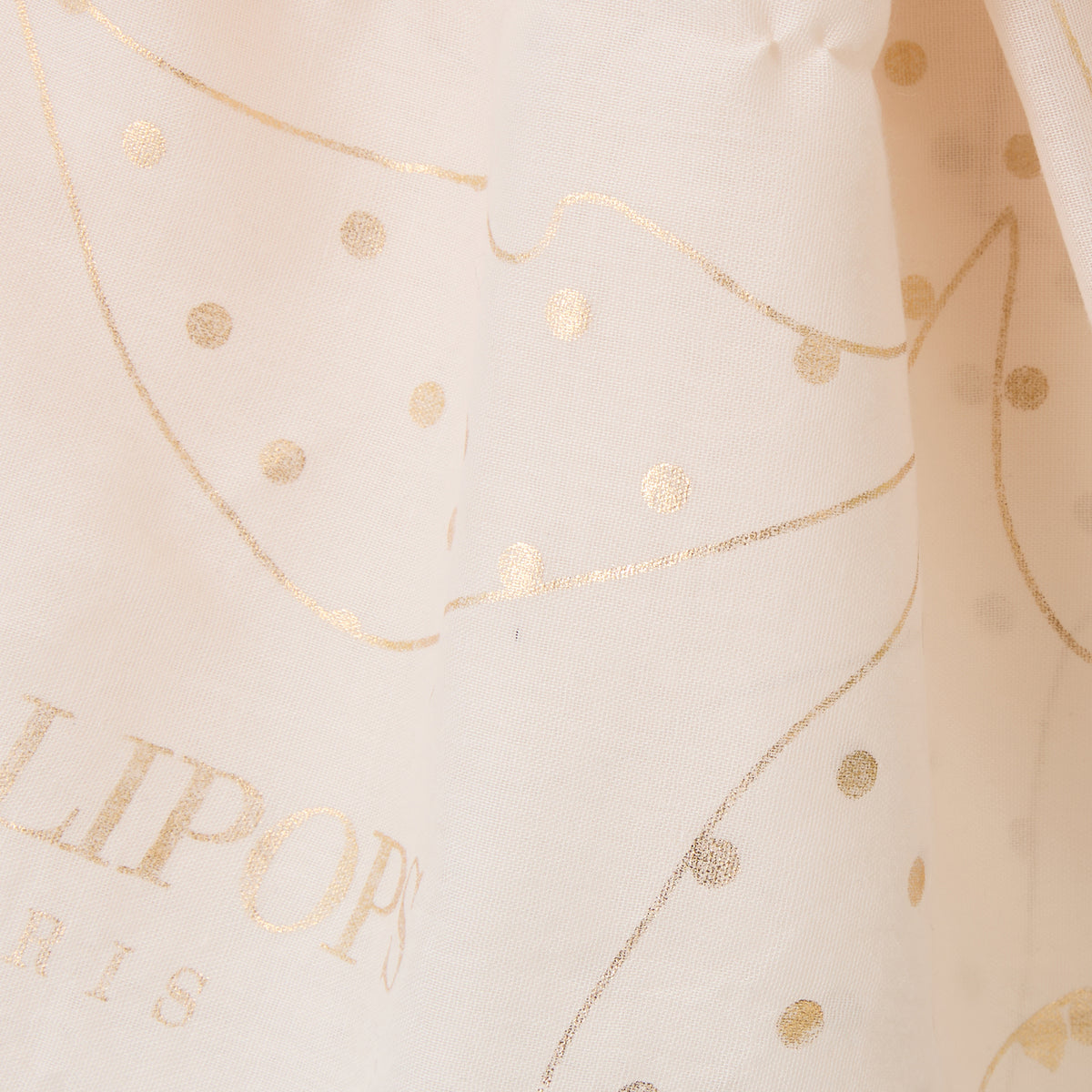 Foulard rectangulaire écru Ronyta