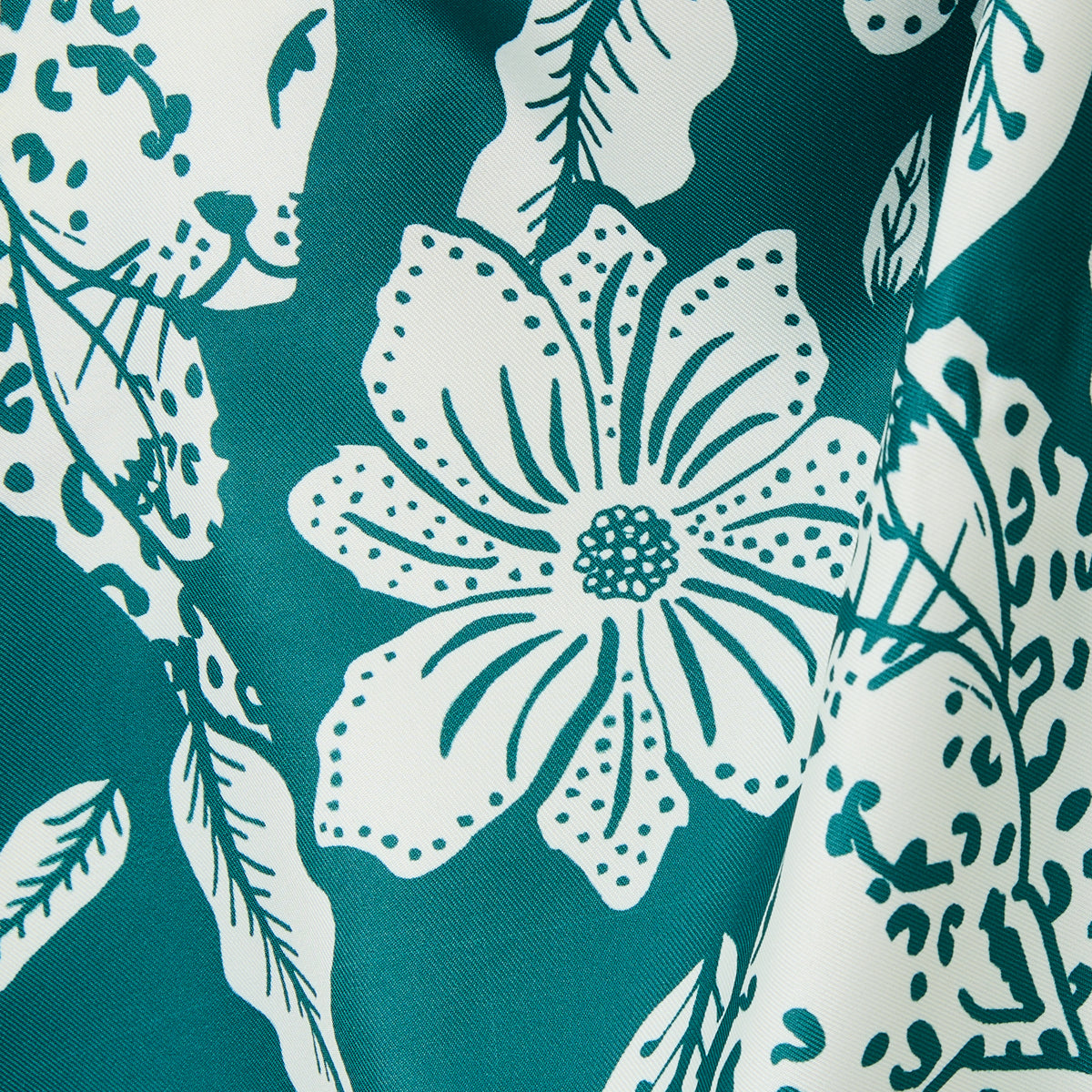 Foulard carré vert Raquel