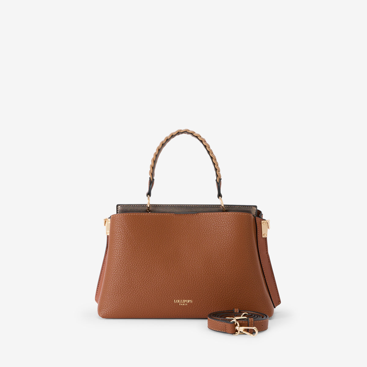 Sac porté épaule cognac Rocapina