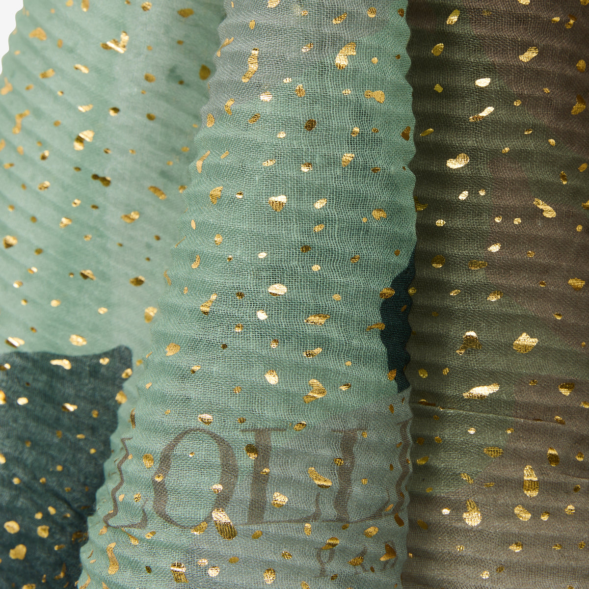 Foulard rectangulaire kaki Remzi