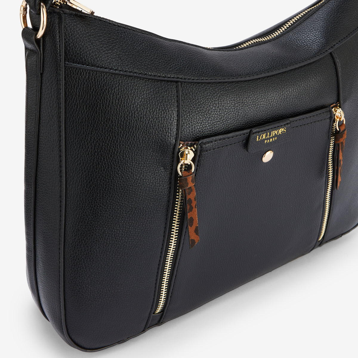 Grand sac hobo noir Rosazia