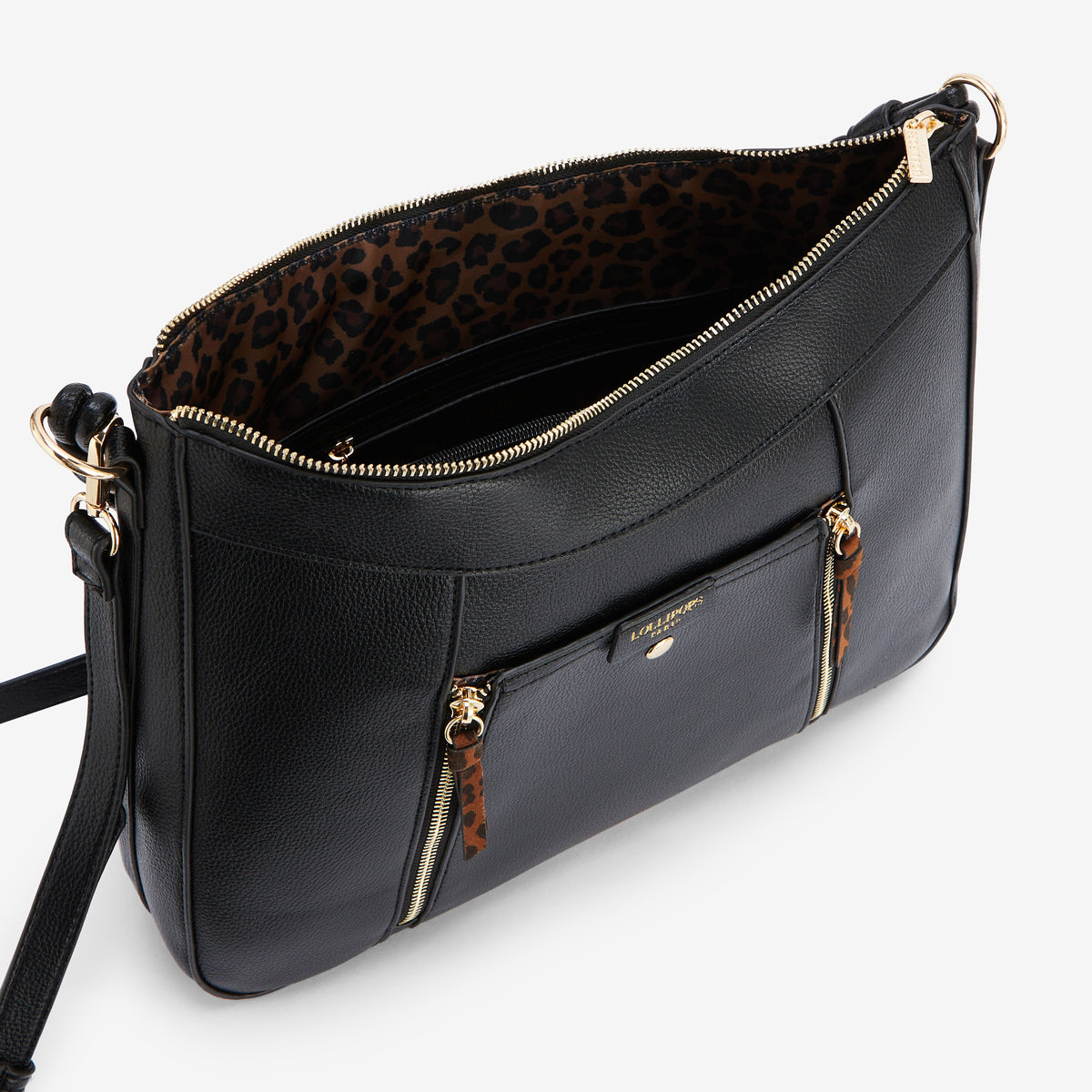 Grand sac hobo noir Rosazia