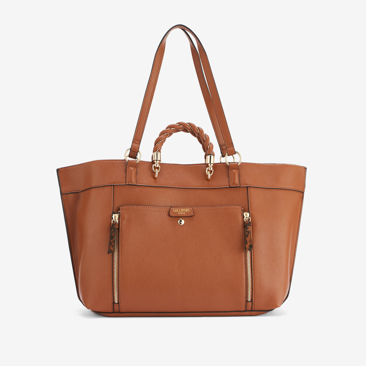 Grand sac shopper camel Rosazia