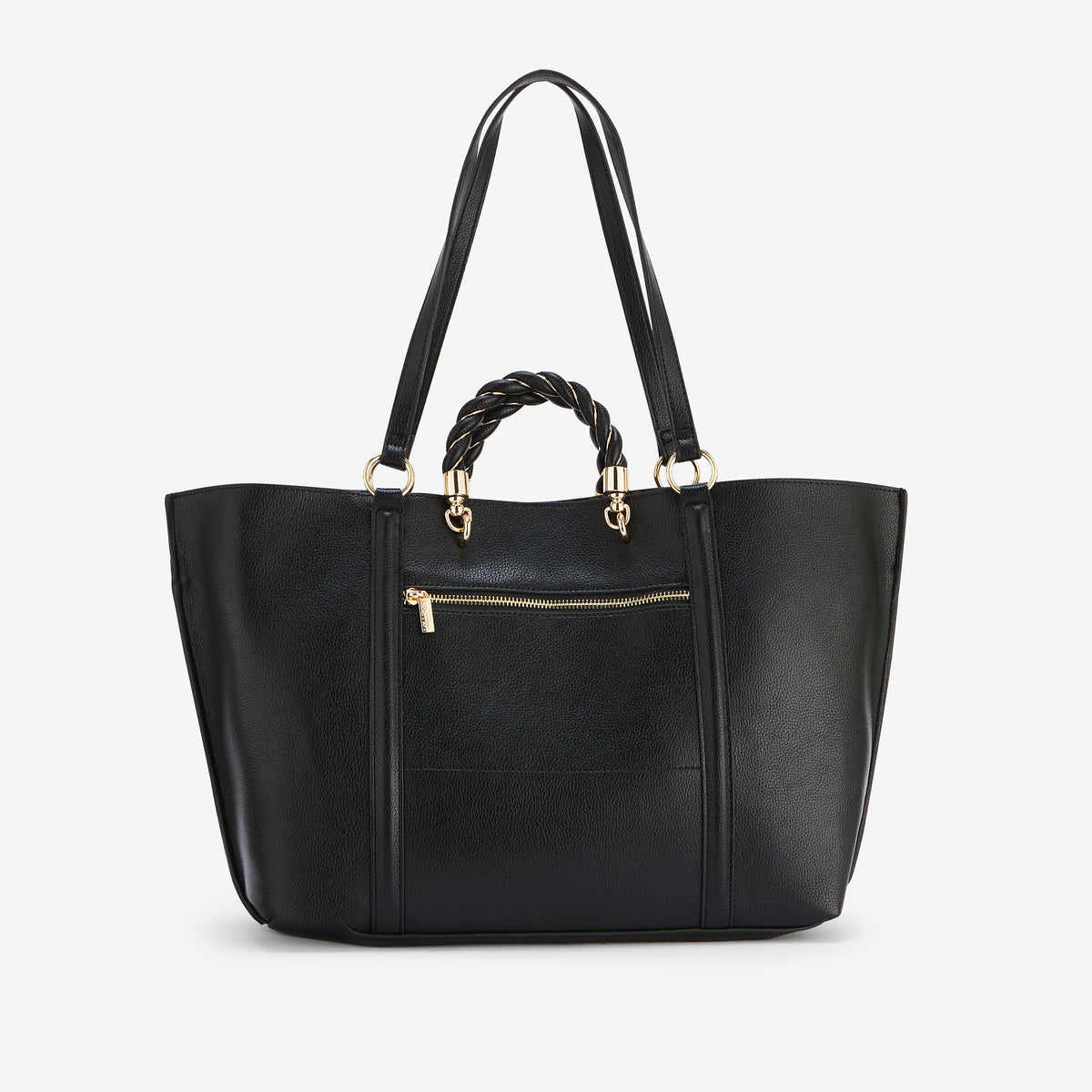 Grand sac shopper noir Rosazia