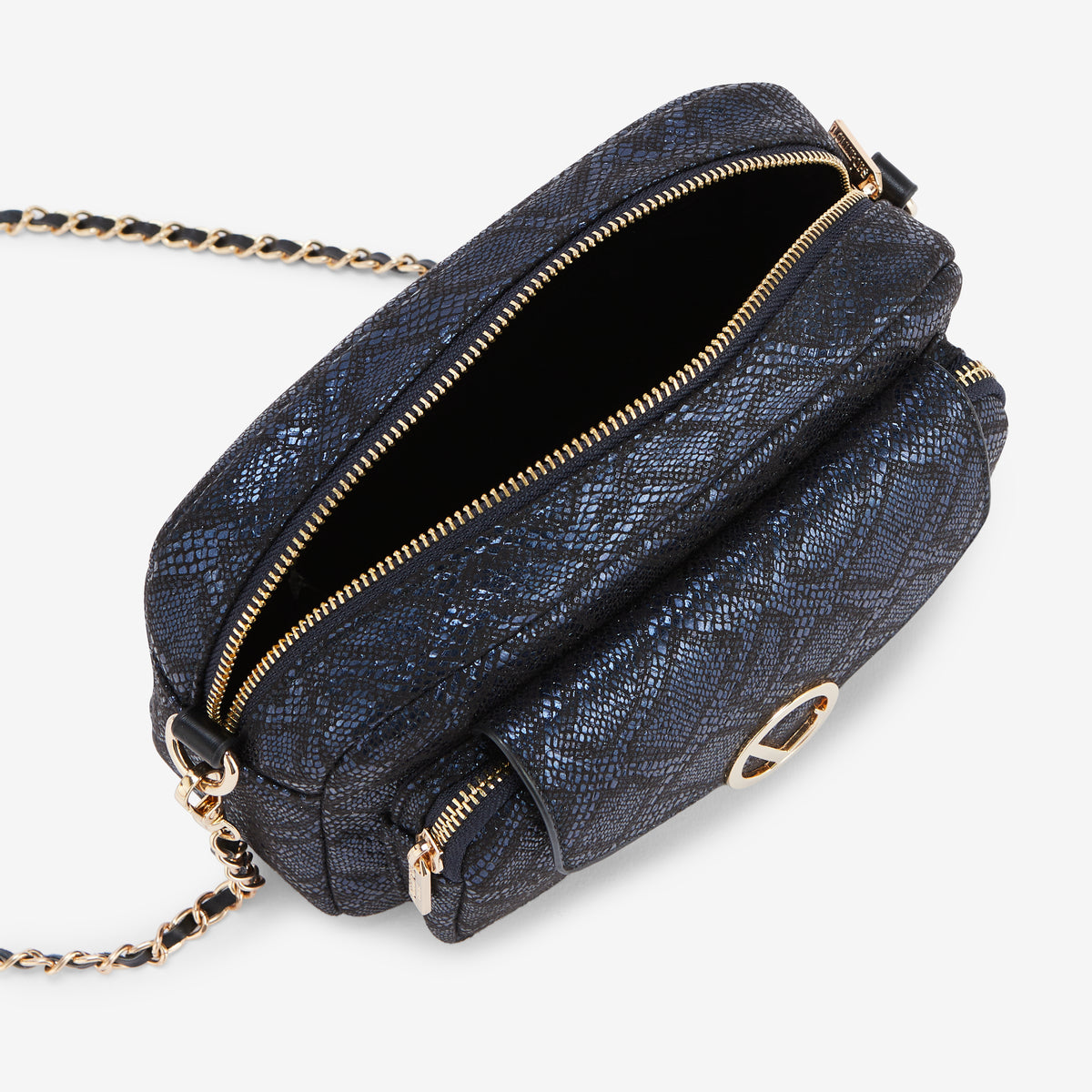 Sac camera bleu marine Roxana