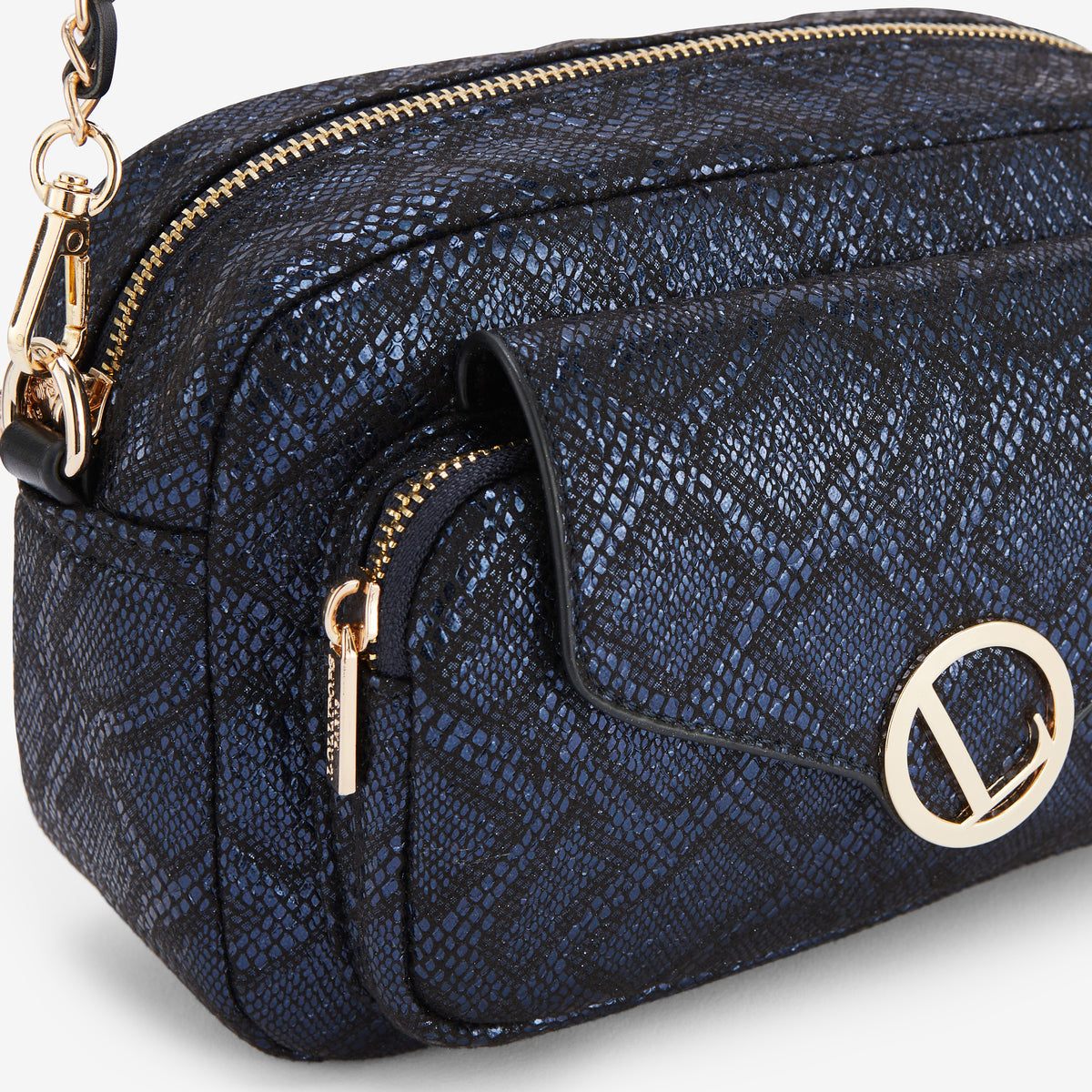 Sac camera bleu marine Roxana