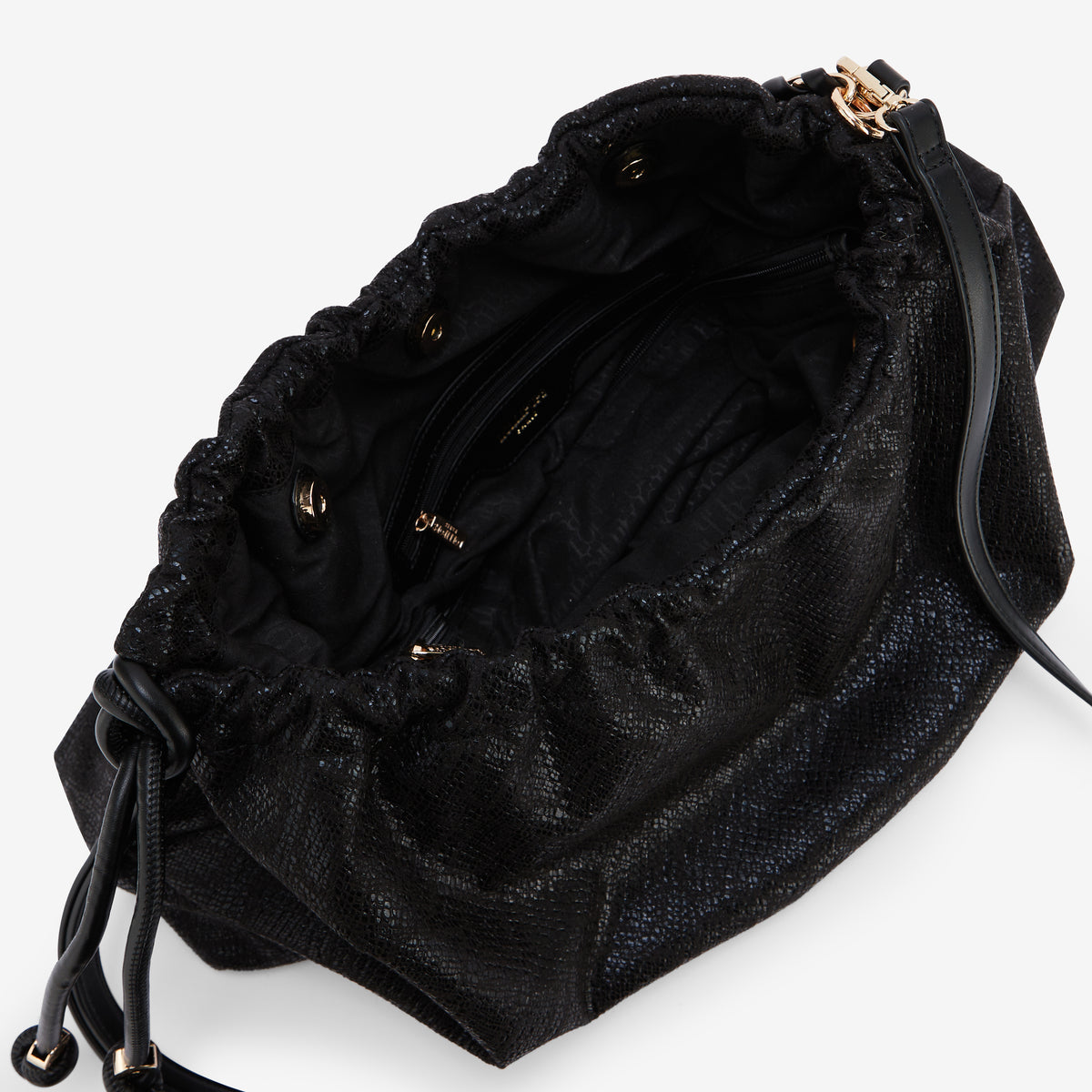 Sac hobo L noir Roxana