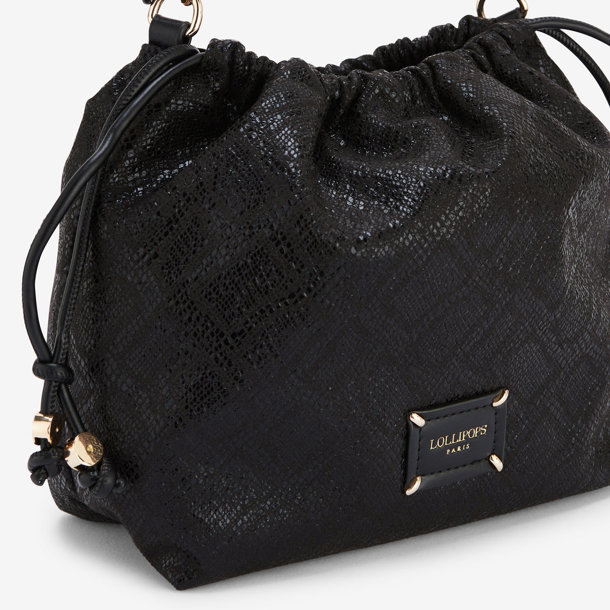Sac porté épaule noir Roxana