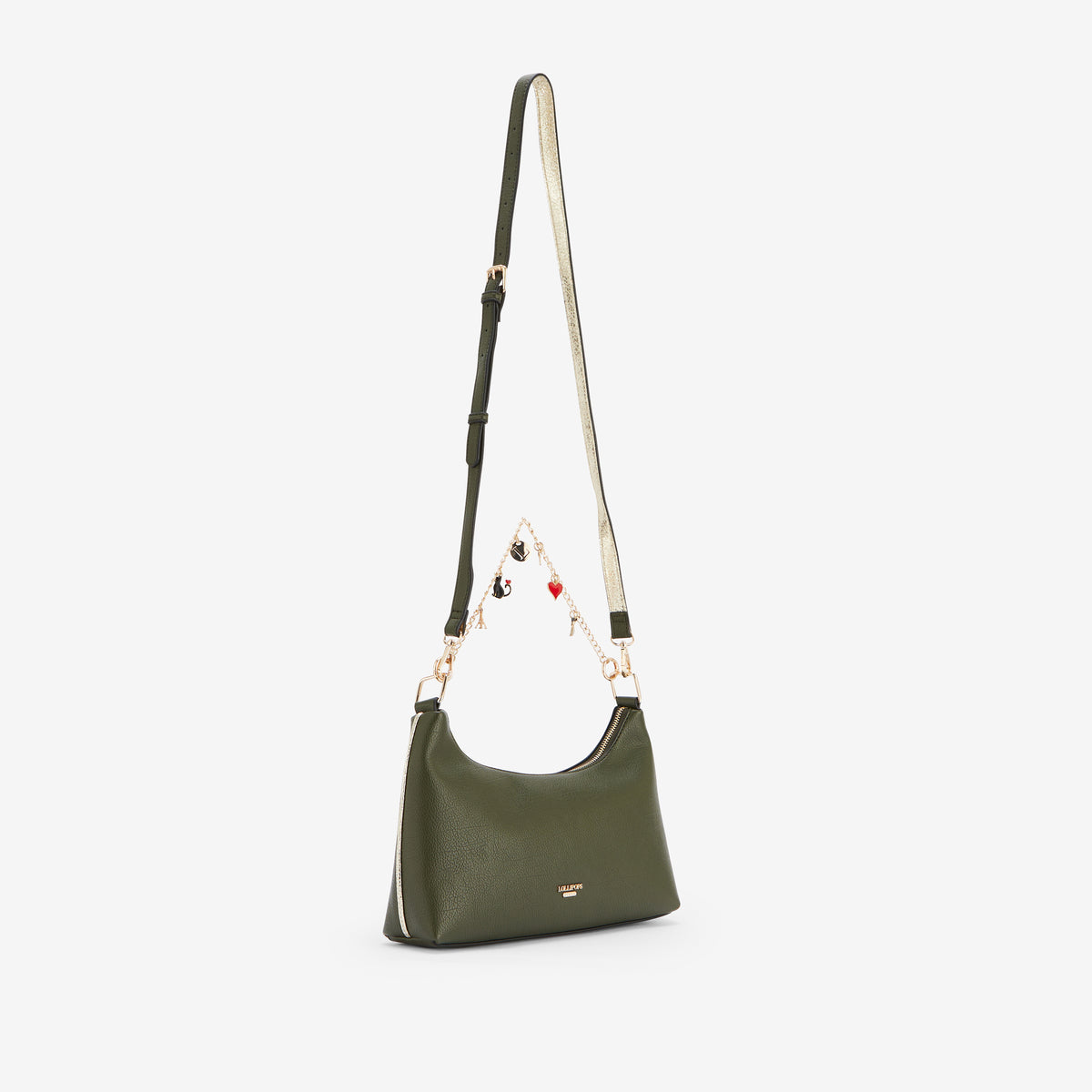 Sac baguette kaki Roselaine