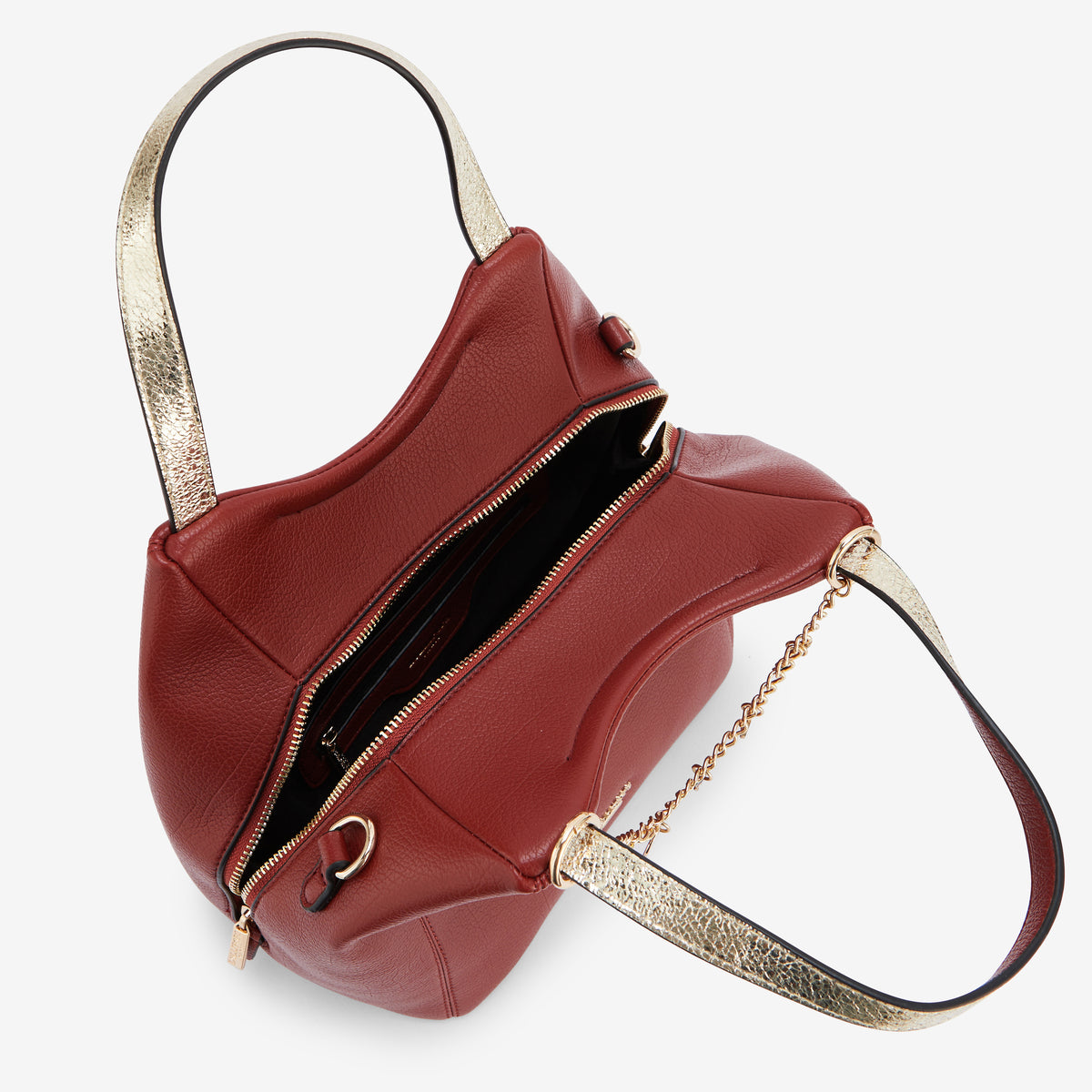 Sac shopper brique Roselaine