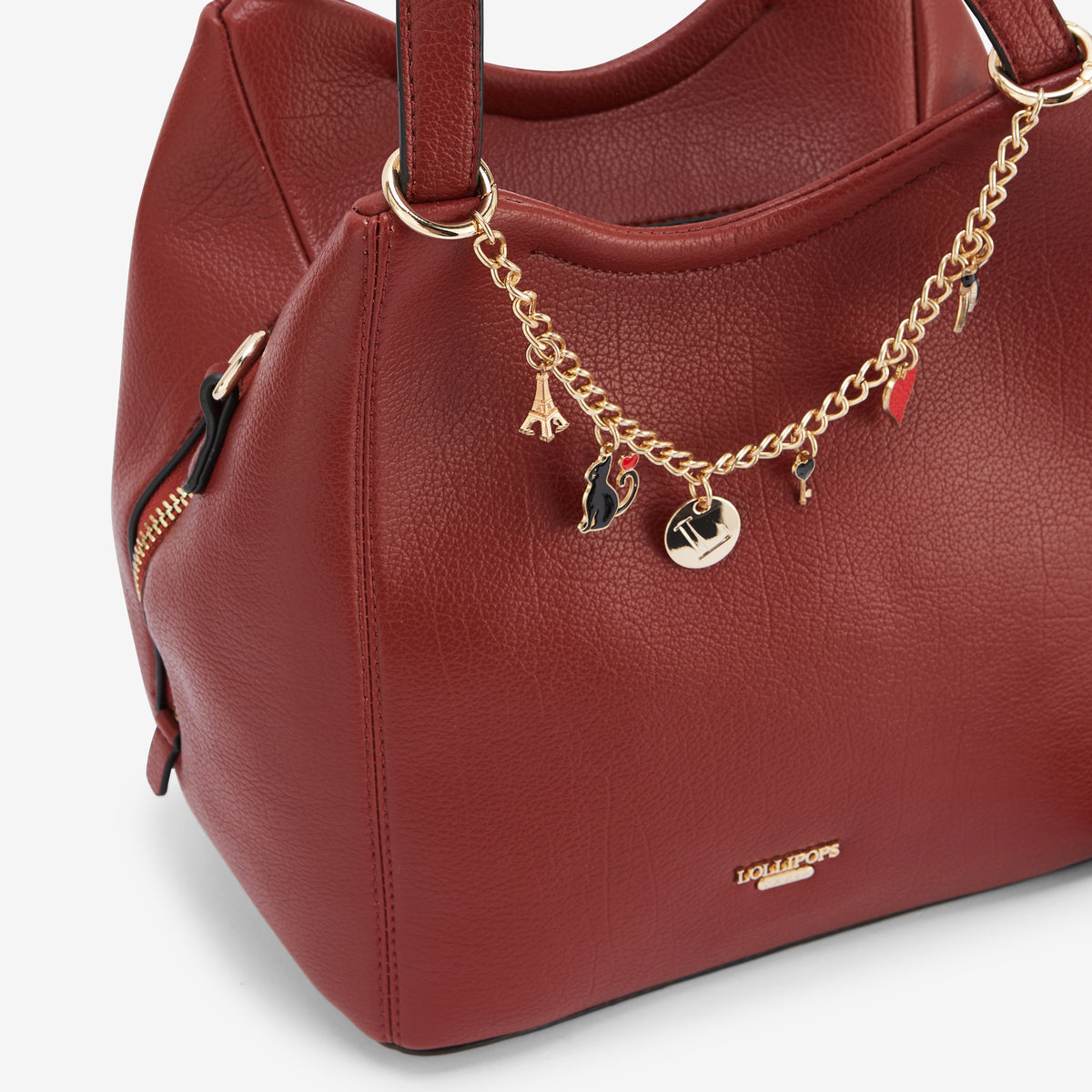 Sac shopper brique Roselaine