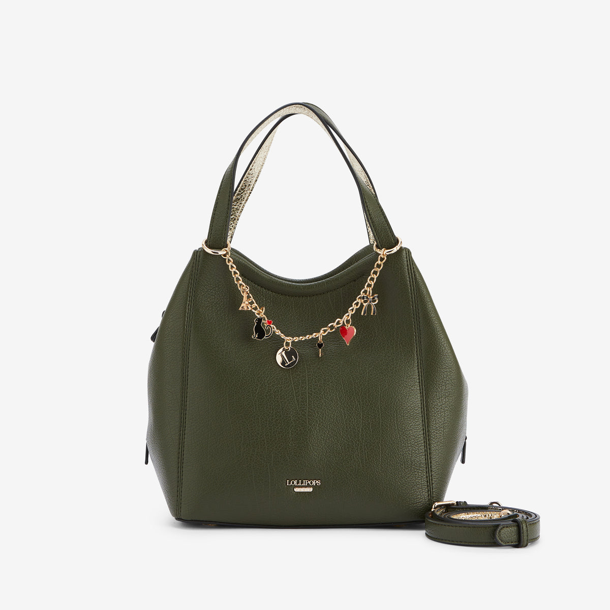 Sac shopper kaki Roselaine