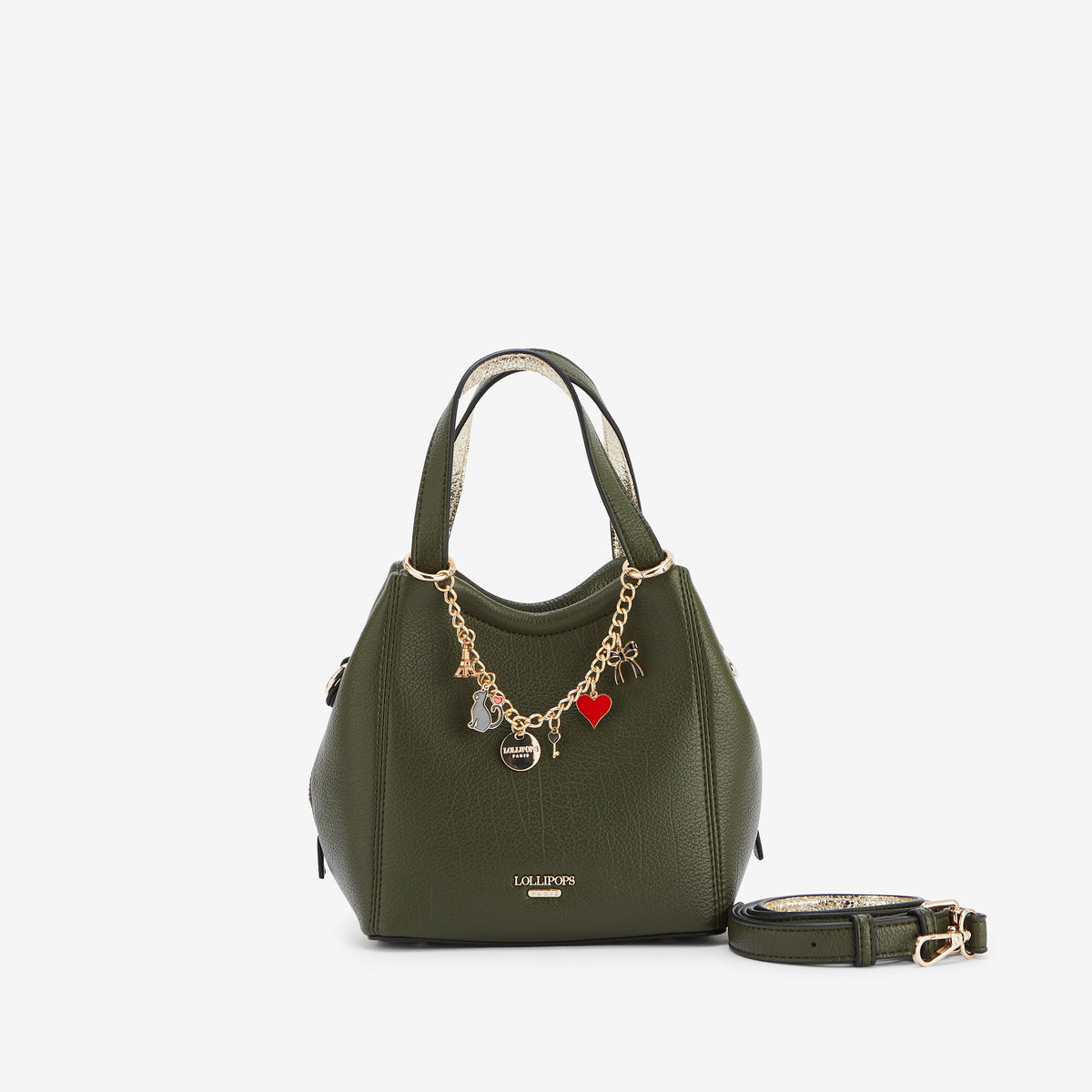 Petit sac shopper kaki Roselaine