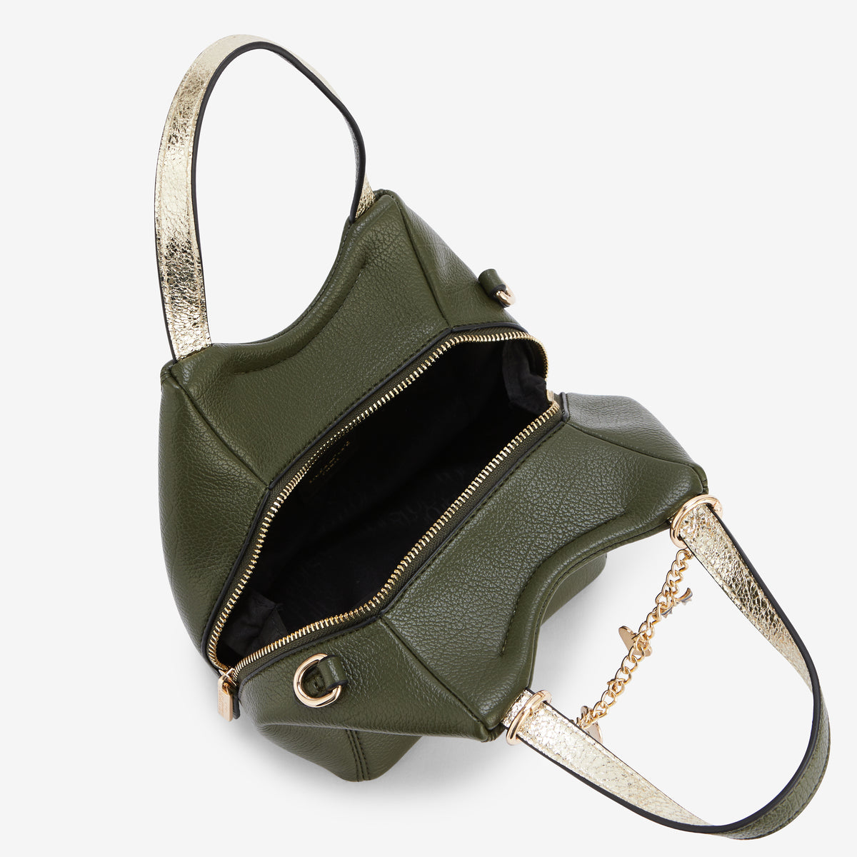 Petit sac shopper kaki Roselaine