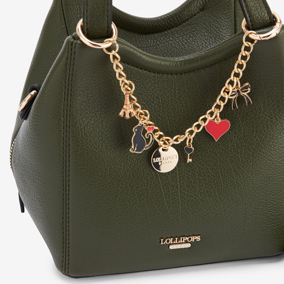 Petit sac shopper kaki Roselaine