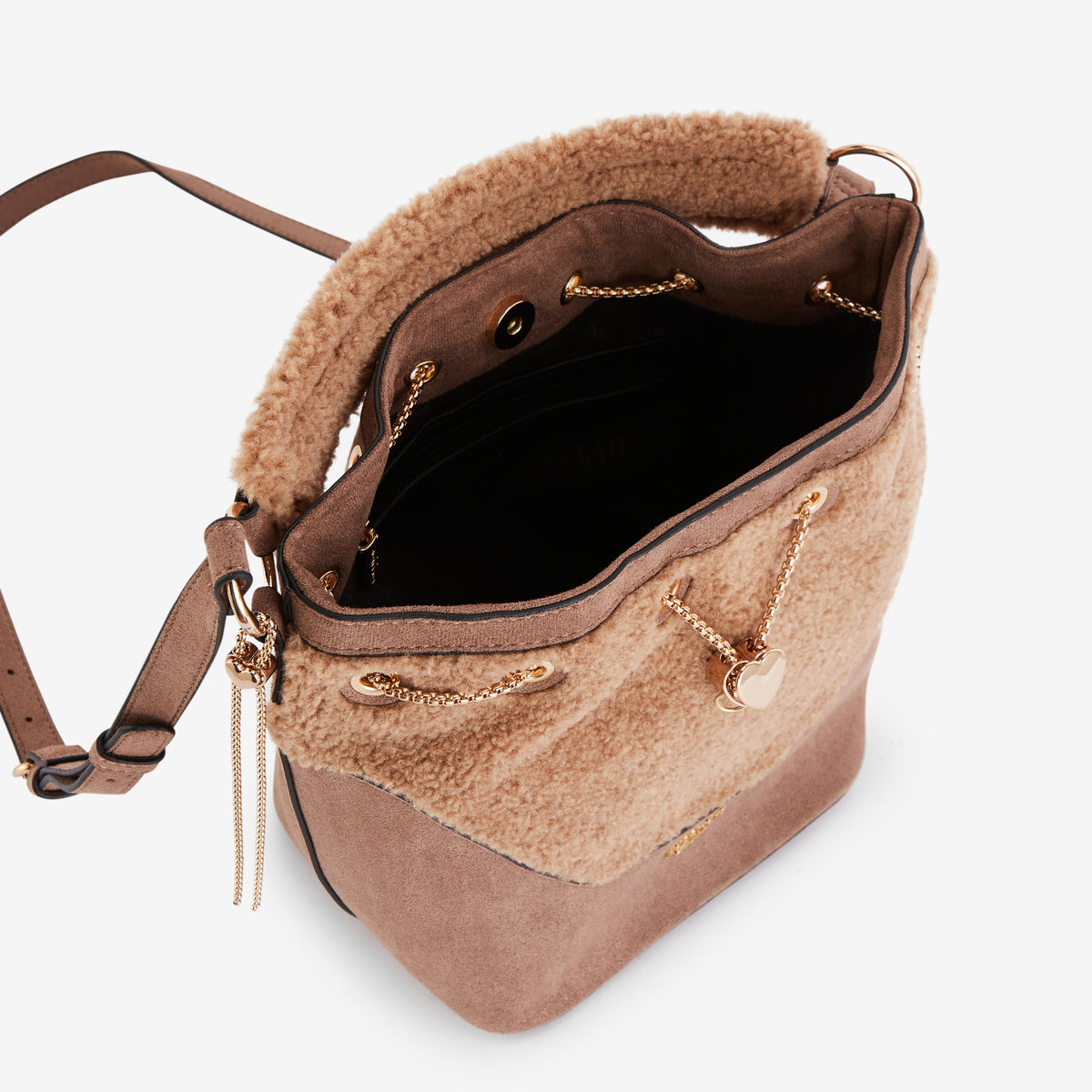 Sac seau taupe Reyana