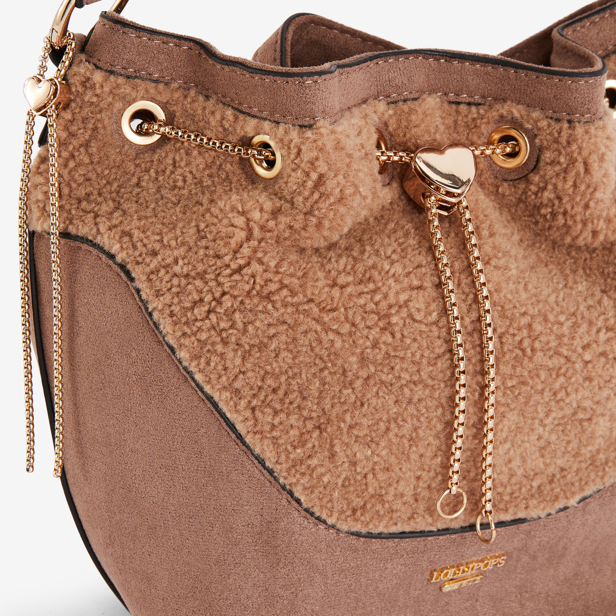 Sac seau taupe Reyana