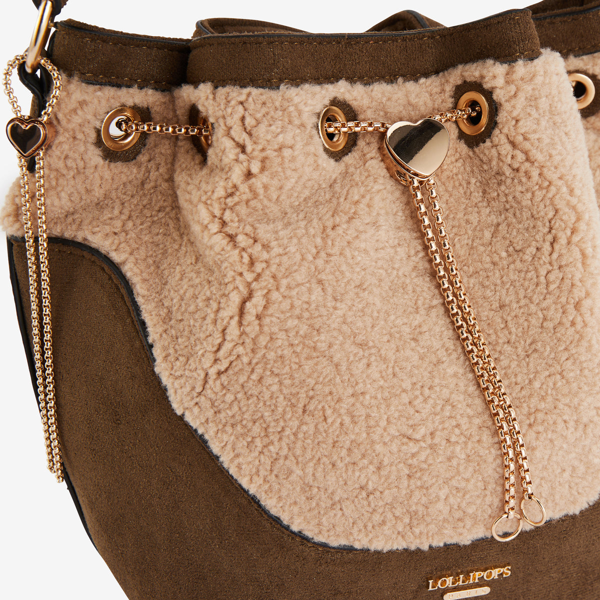 Sac seau kaki Reyana