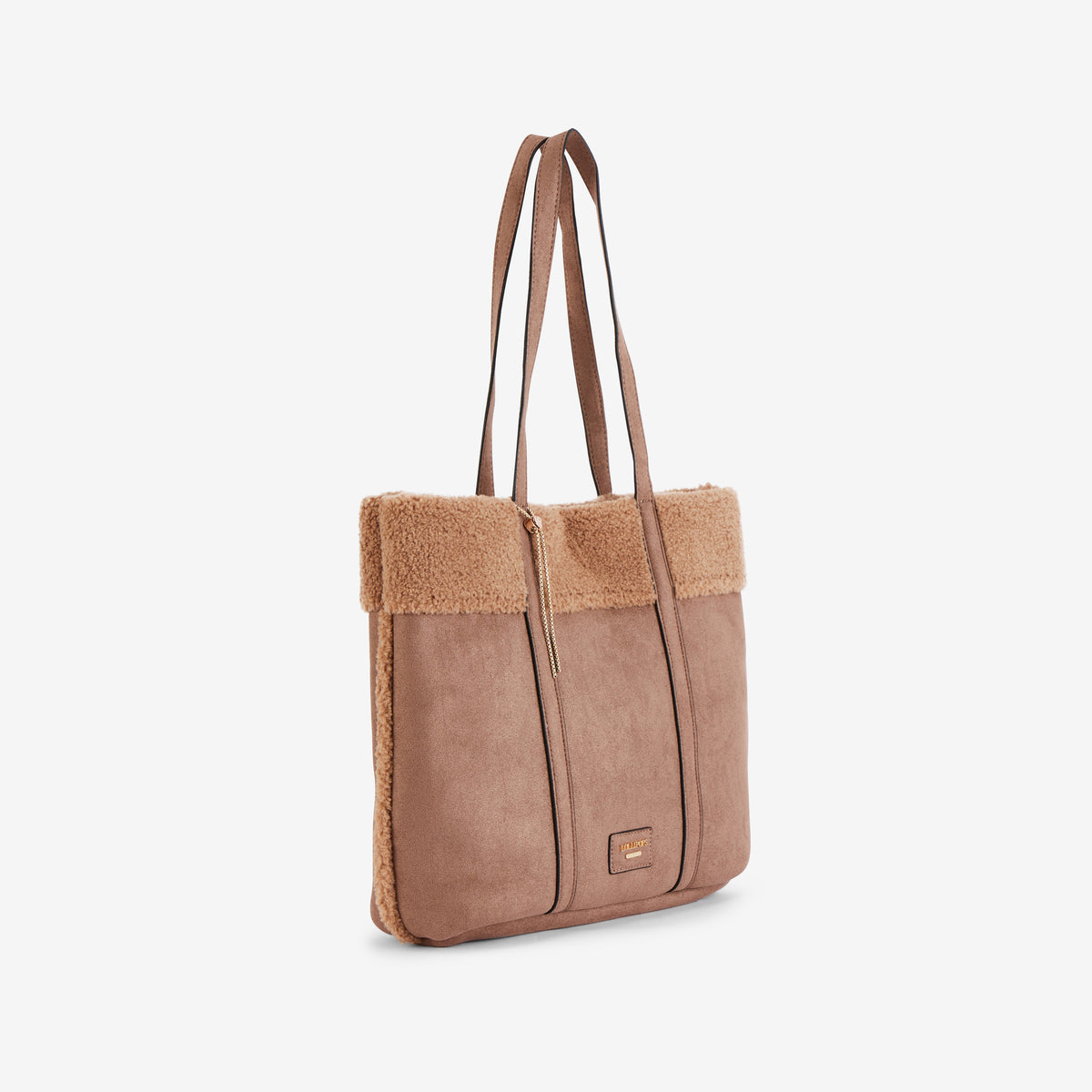 Grand sac shopper taupe Reyana