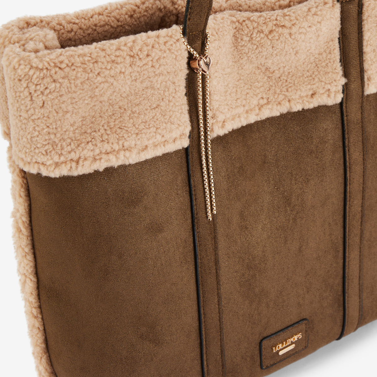 Grand sac shopper kaki Reyana