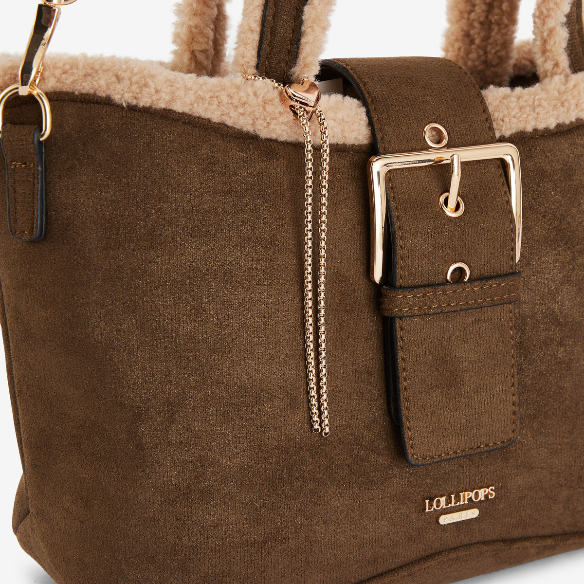 Sac shopper kaki Reyana