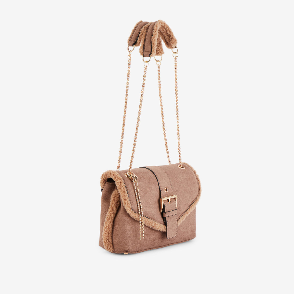 Sac porté épaule taupe Reyana