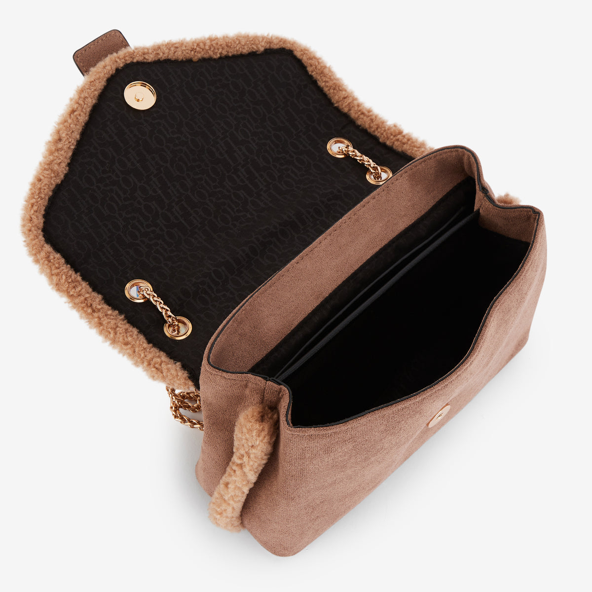 Sac porté épaule taupe Reyana