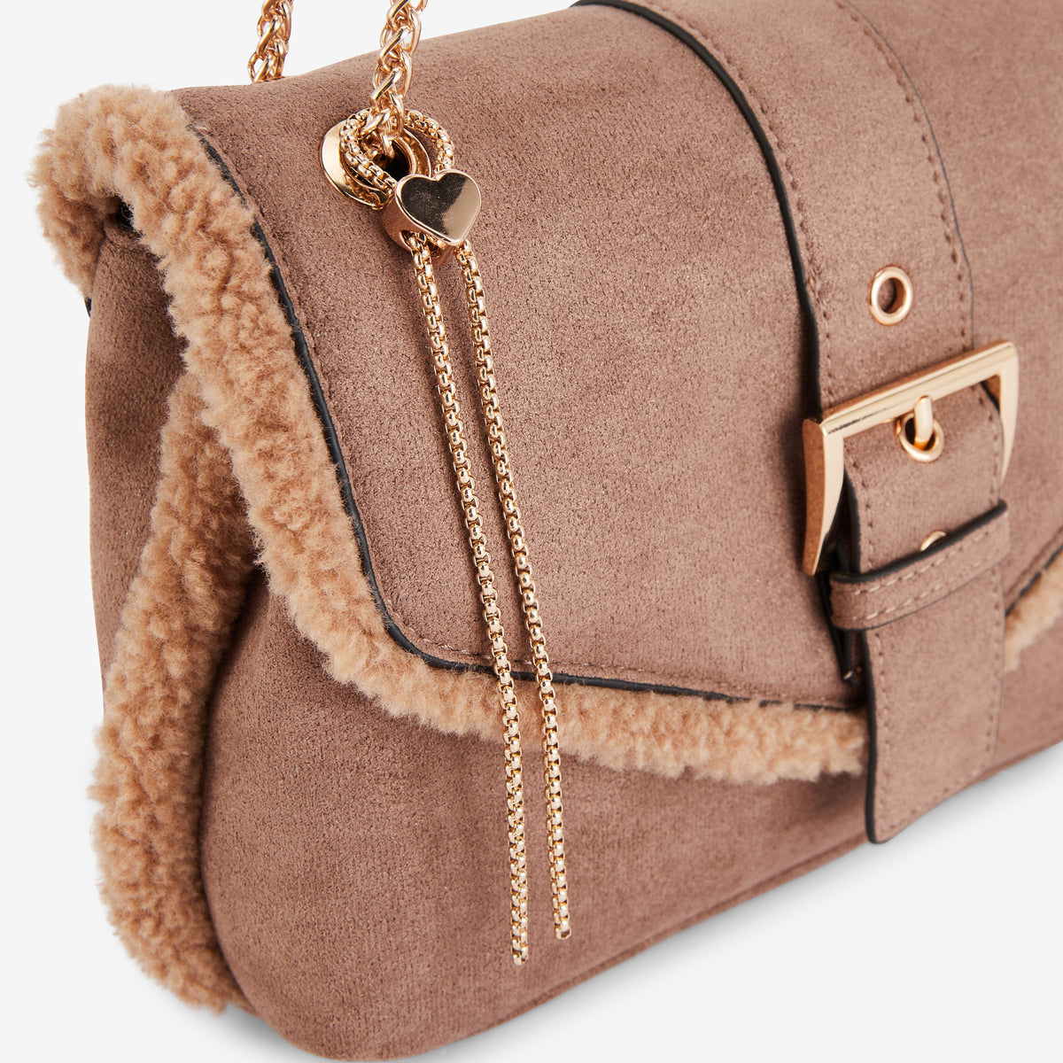 Sac porté épaule taupe Reyana