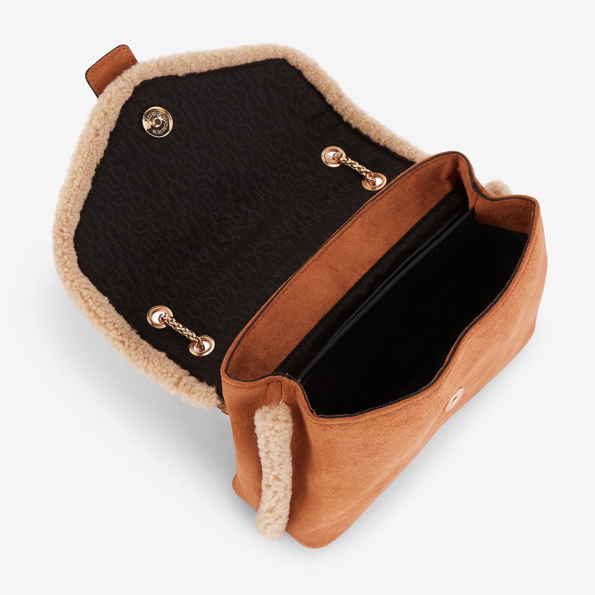 Sac porté épaule camel Reyana