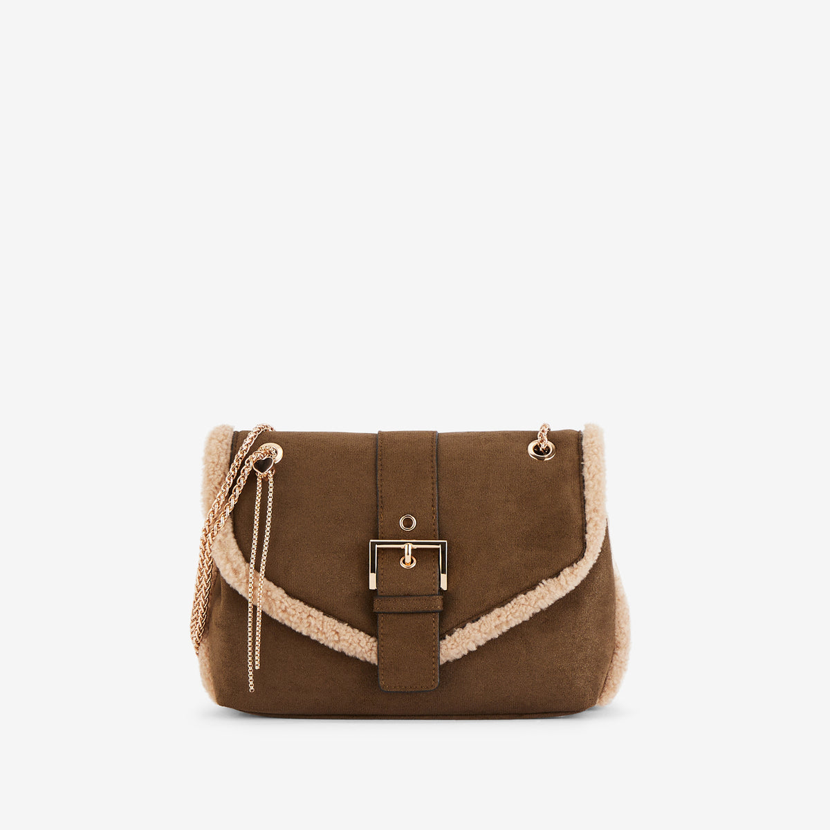 Sac porté épaule kaki Reyana