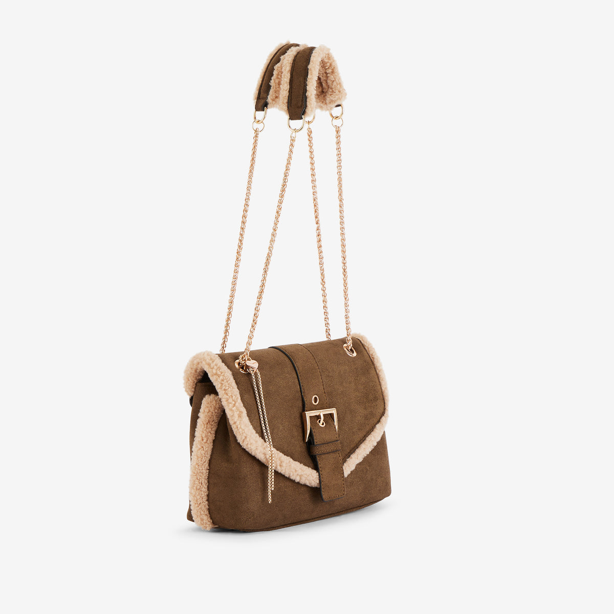 Sac porté épaule kaki Reyana