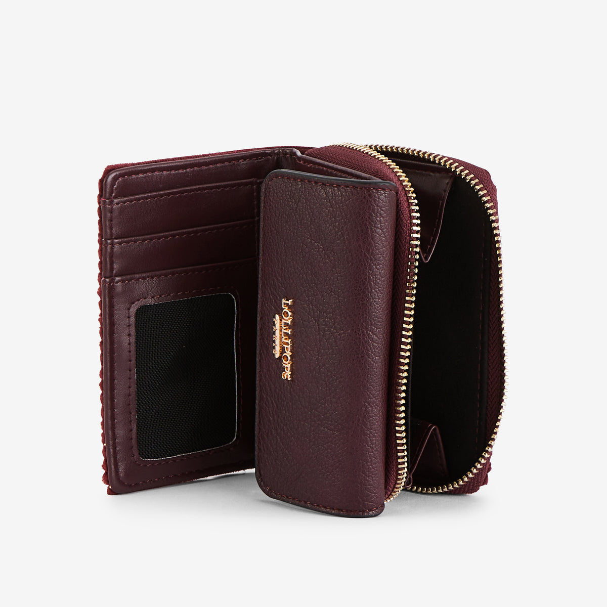 Portefeuille bordeaux Riff