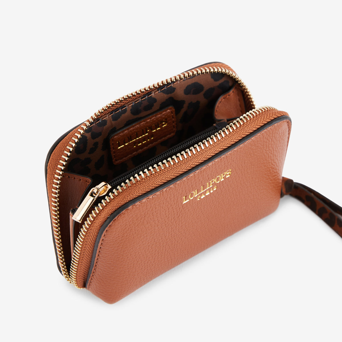 Porte-monnaie camel Rosazia