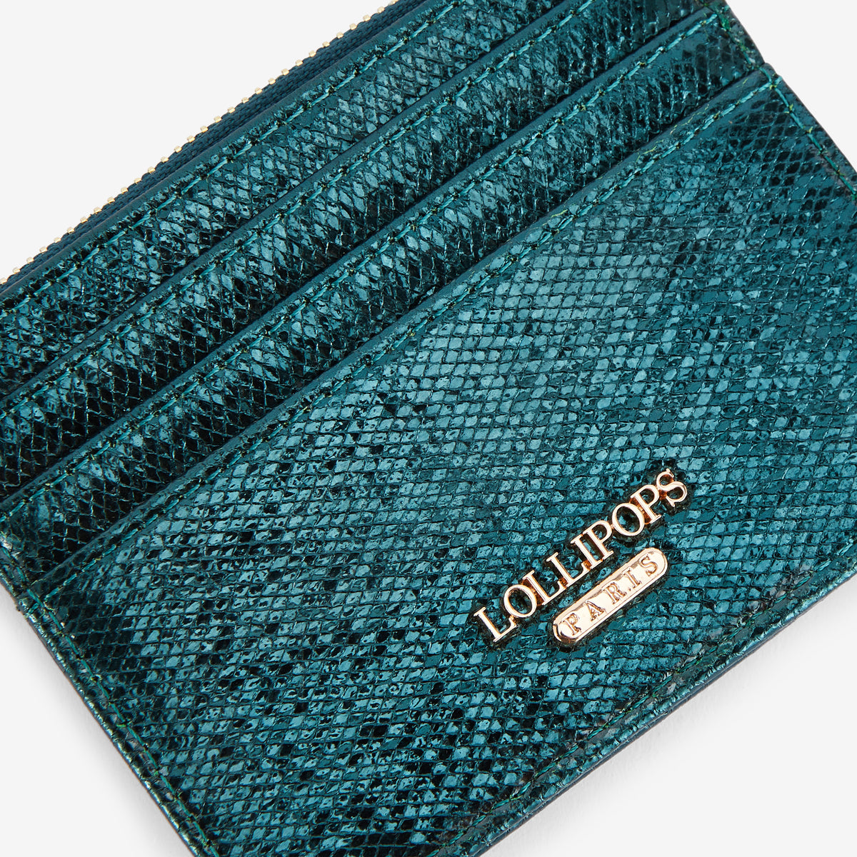 Porte cartes vert Romane