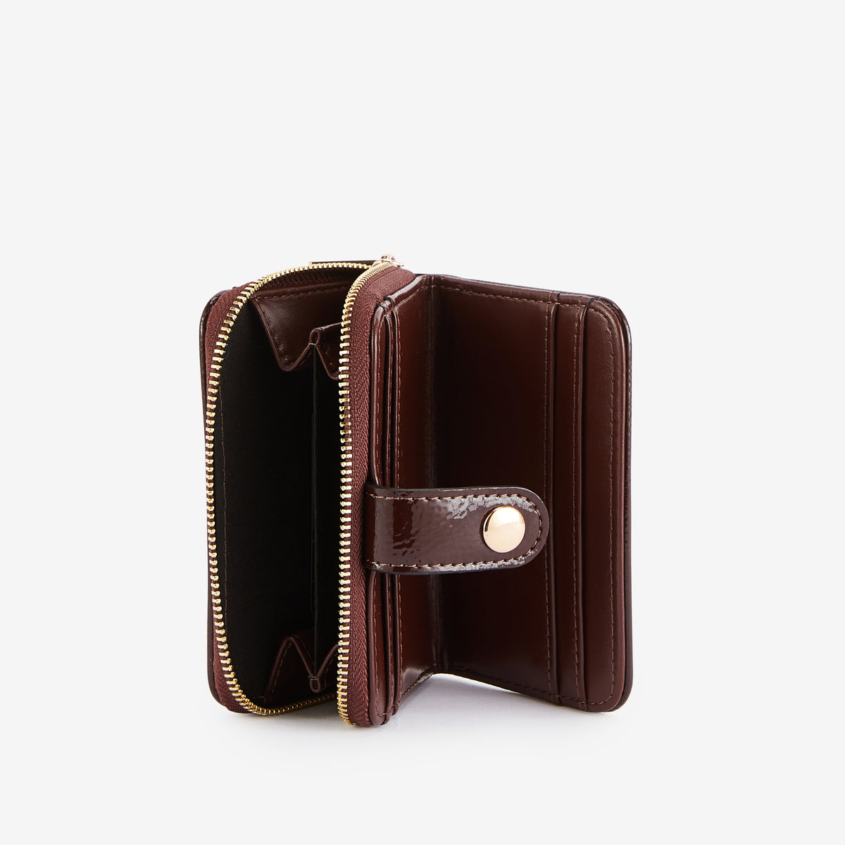 Petit portefeuille marron Rosario